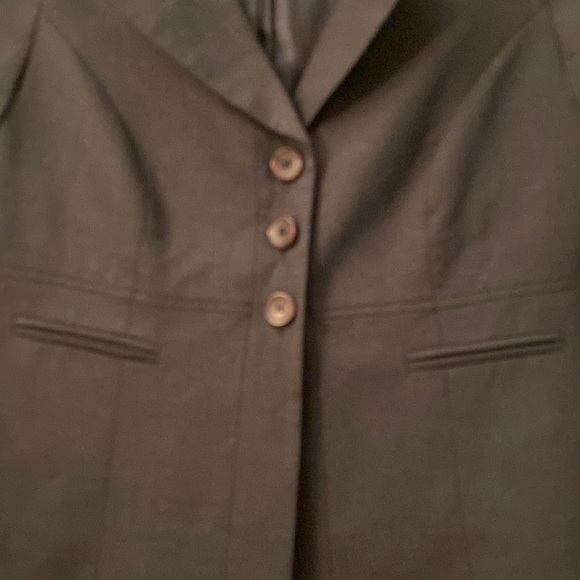 Pendleton Virgin Wool Lycra Gray Beautifully Tailored Blazer NeverUsed - Picture 4 of 12